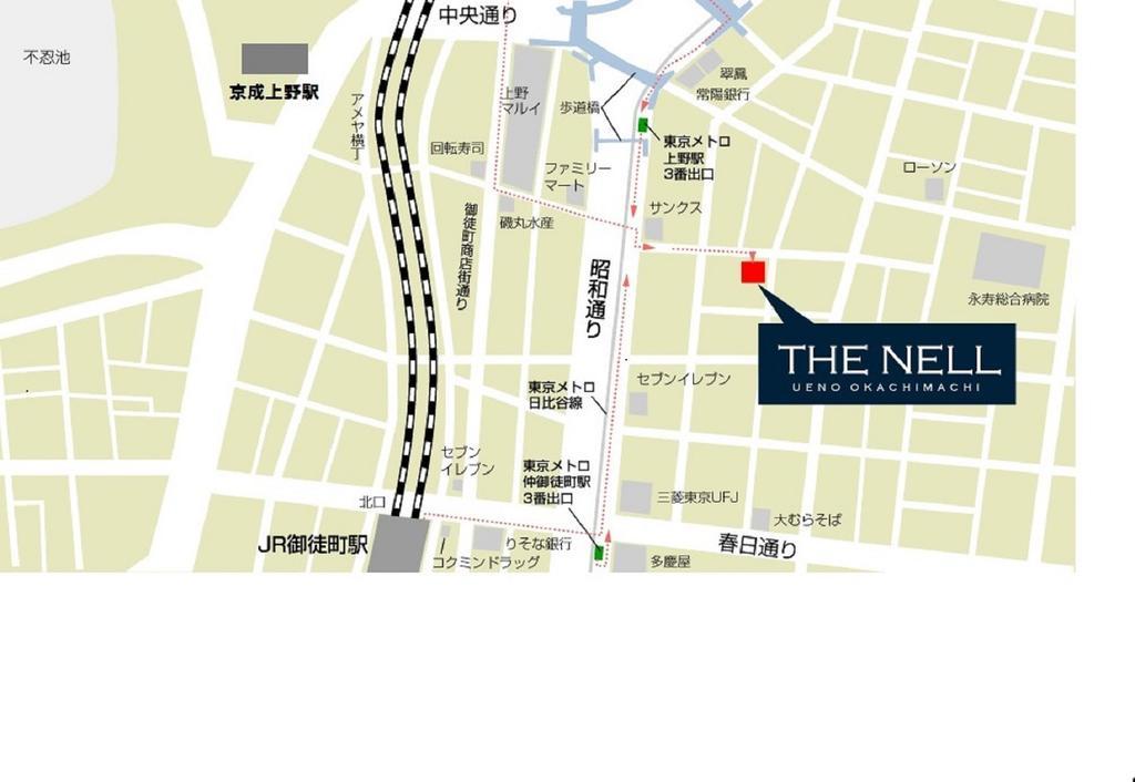 The Nell Ueno Okachimachi Hotel Tokyo Bagian luar foto